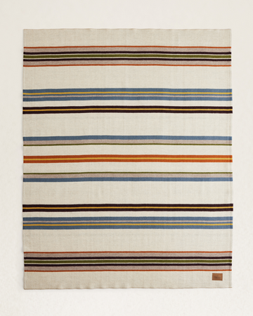 Pendleton - Bridger Stripe Throw - Ivory Mix