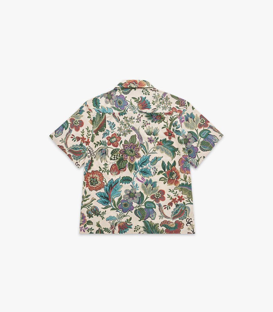 Knickerbocker - Botanical Panama Cotton Shirt in Natural