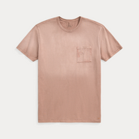 Ralph Lauren - Short-sleeve Garment-dyed Crewneck T-shirt W/ Pocket - Desert Rose