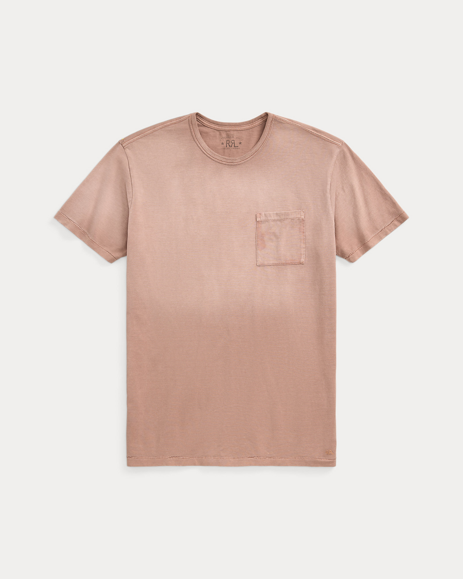 Ralph Lauren - Short-sleeve Garment-dyed Crewneck T-shirt W/ Pocket - Desert Rose