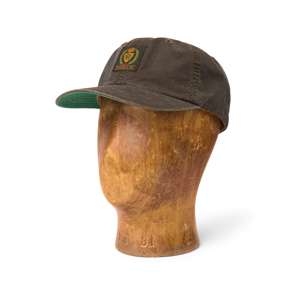 Ralph Lauren - Cotton Oil Cloth Sportsman Cap - Dark Brown