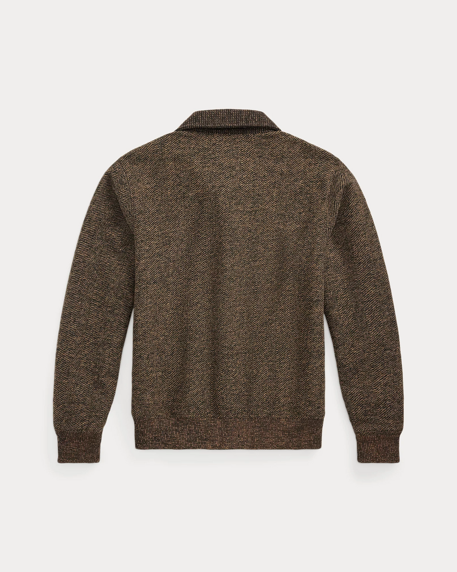 Ralph Lauren - Double-Knit Tweed Cardigan - Brown/multi
