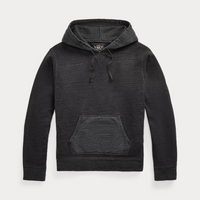 Double RL - French Terry Hoodie - Charcoal Heather/Multi