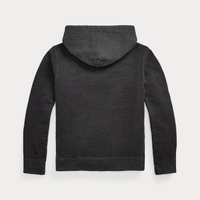 Double RL - French Terry Hoodie - Charcoal Heather/Multi