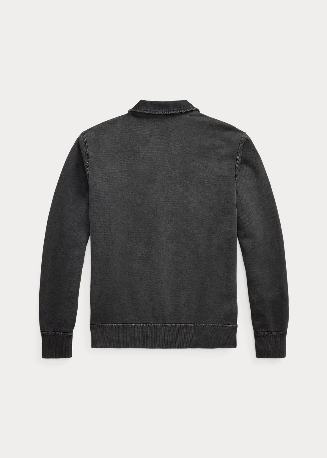 Double RL - Quarter Zip Sweatshirt - Washed Black