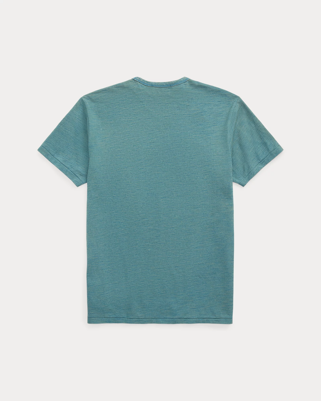 Double RL - Indigo Jersey Pocket T-Shirt in Washed Blue Indigo