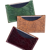 Fountainhead NY - Rose Leather Wallet by Philip Szlosek