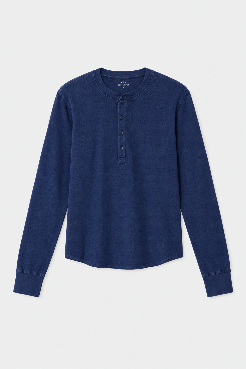 Save Khaki United - LS Pointelle Henley