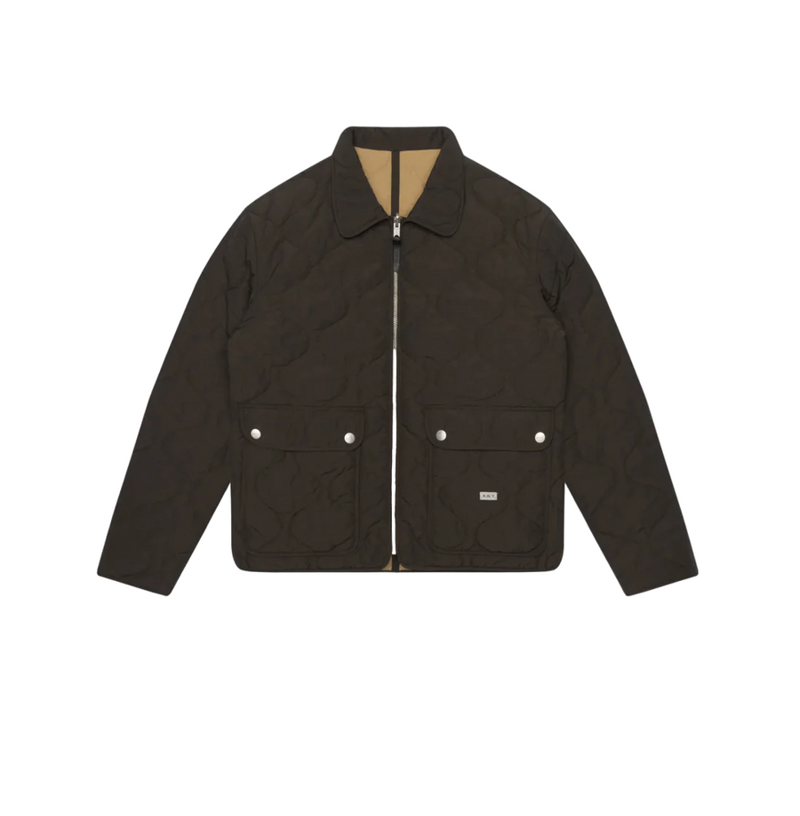 Knickerbocker - The Suffolk Reverse Jacket Khaki/Forest