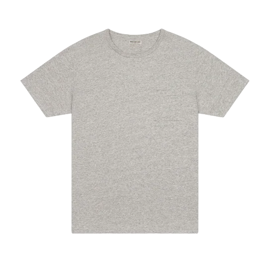 Knickerbocker - Pocket T-Shirt in Heather Grey