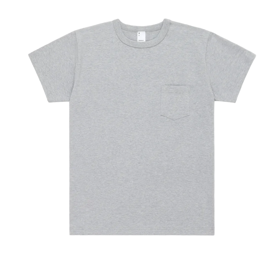 3sixteen - Heavyweight Pocket T-Shirt in Heather Grey