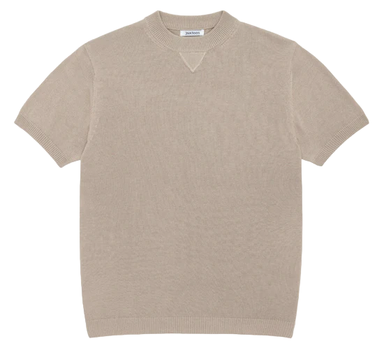 3sixteen - Knit T-Shirt in Tan