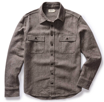 Taylor Stitch - The Ledge Shirt in Granite Linen Tweed
