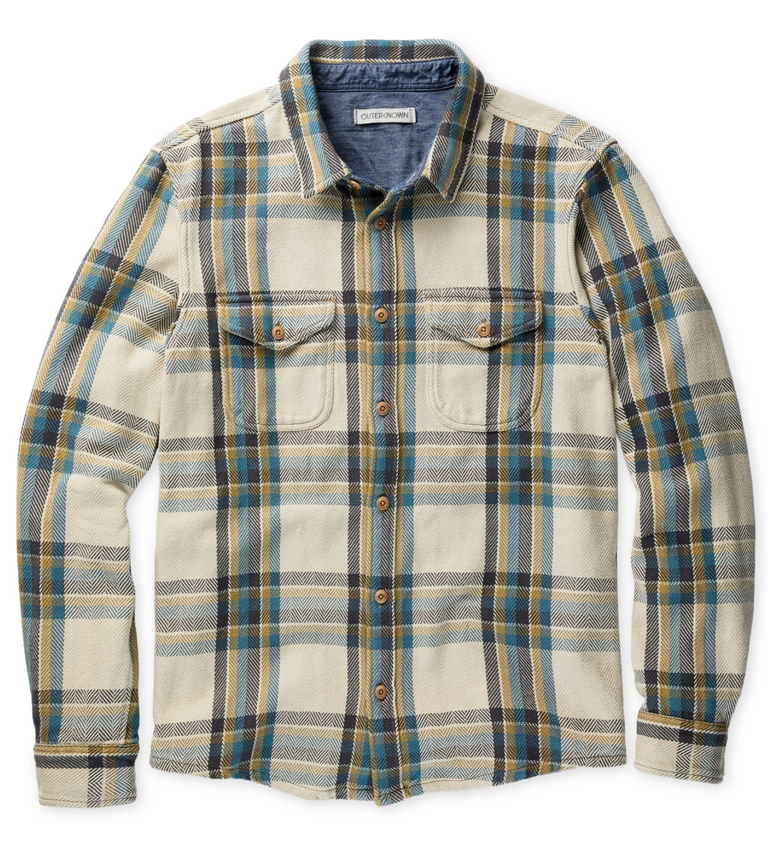 Outerknown - Blanket Shirt in Sandrift Nolan Plaid