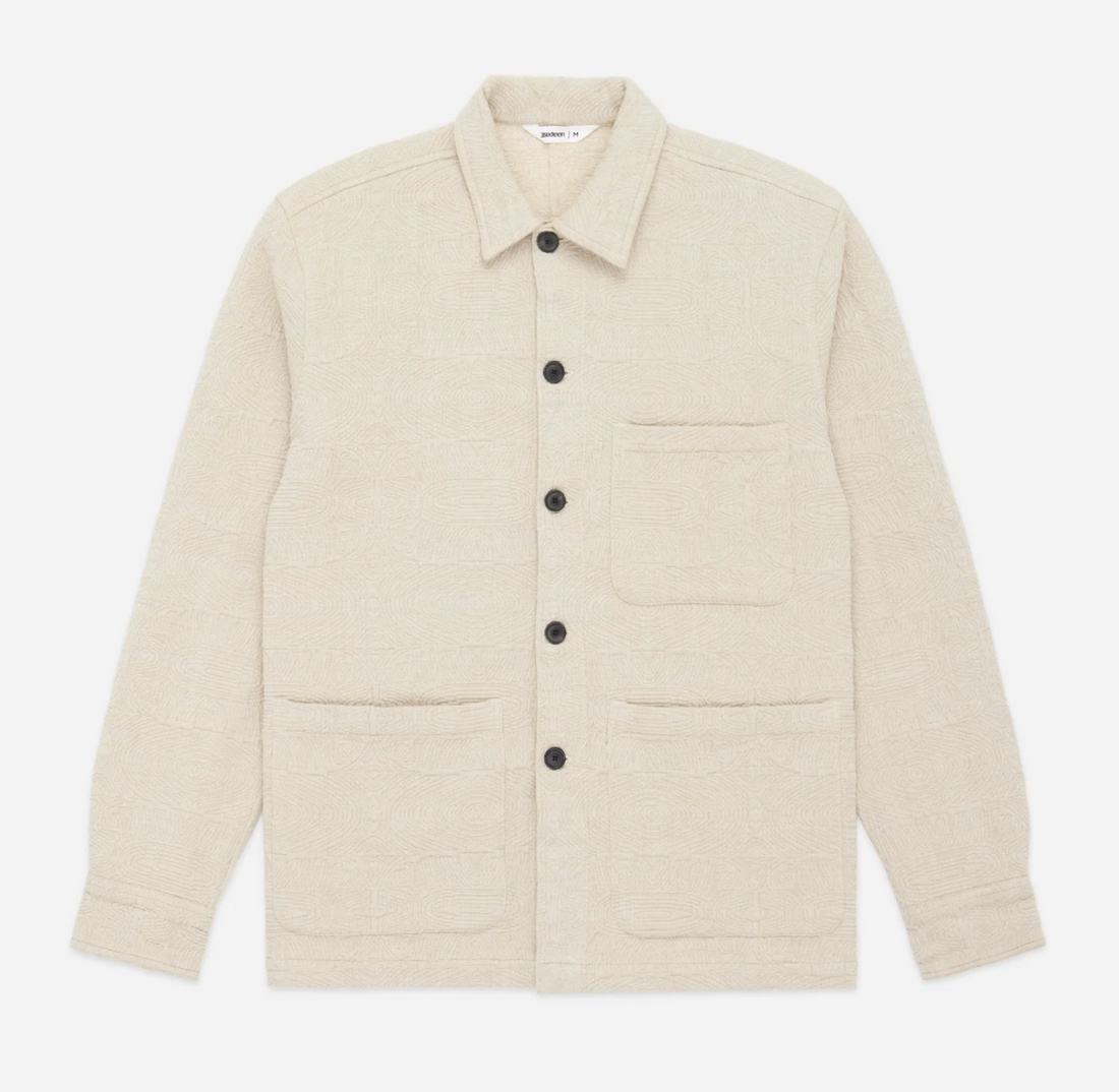 3sixteen - Shop Jacket in Dry Garden Jacquard