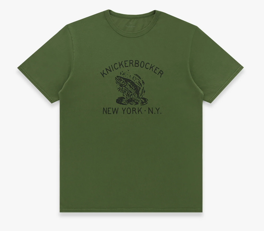 Knickerbocker - Camp T-Shirt in Green