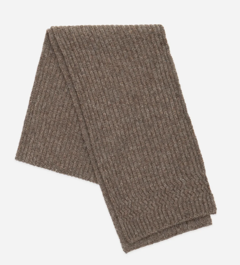 3sixteen- Alpaca Rib Scarf in Oak