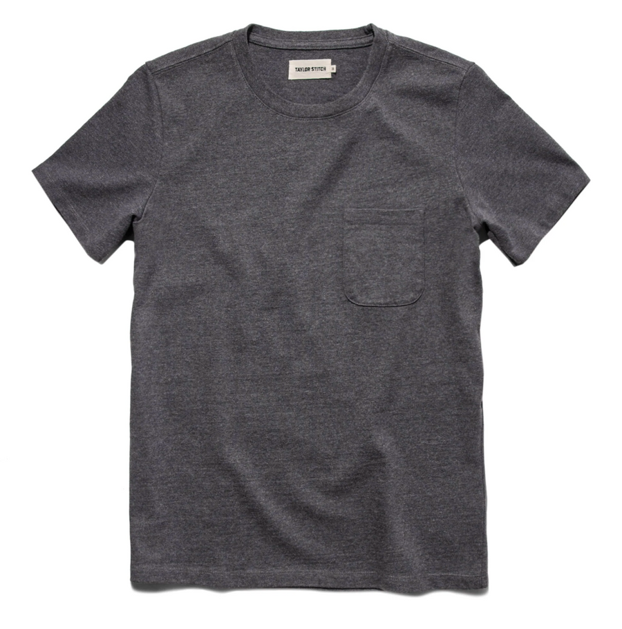 Taylor Stitch - Heavy Bag Tee in Heather Grey