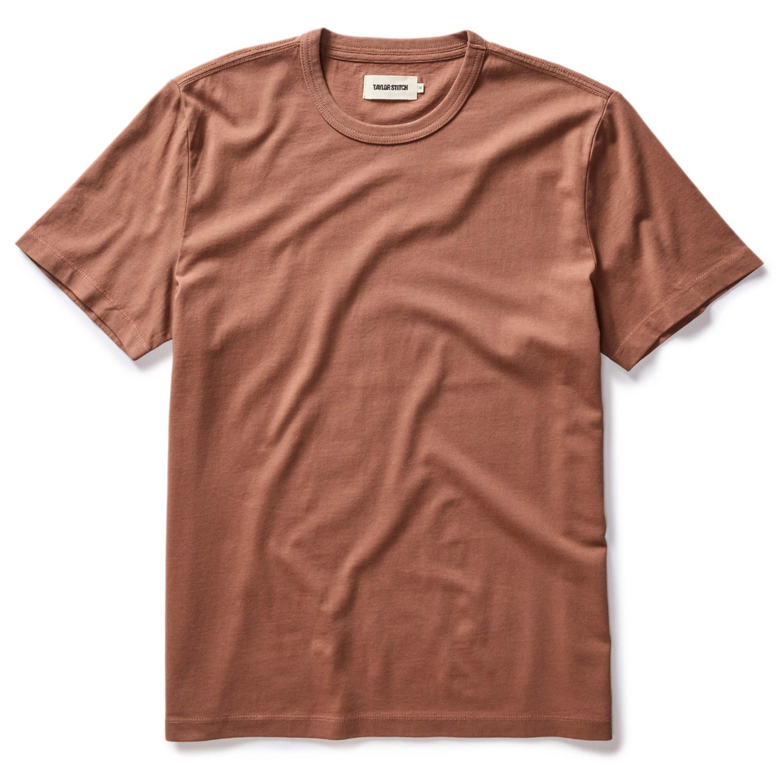 Taylor Stitch - The Organic Cotton Tee in Faded Brick