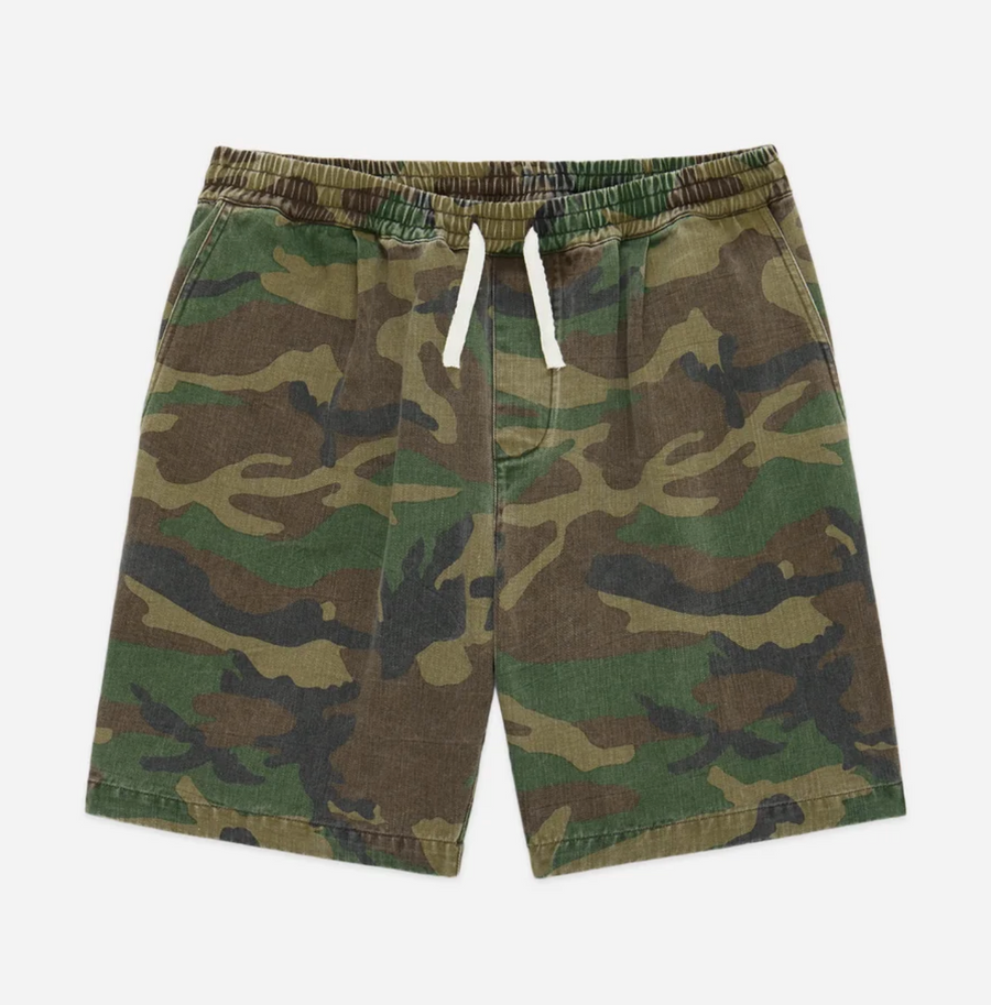 3sixteen - Drawstring Shorts in Camo Twill