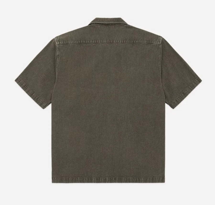 3sixteen - Short Sleeve Workshirt in Umber Stonewash