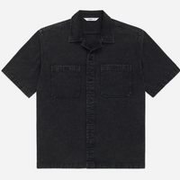 3sixteen - Short Sleeve Workshirt in Black Stonewash