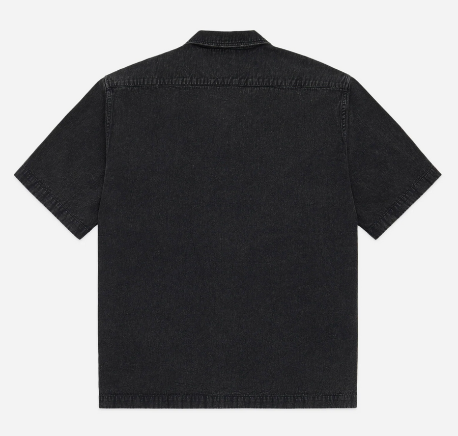 3sixteen - Short Sleeve Workshirt in Black Stonewash