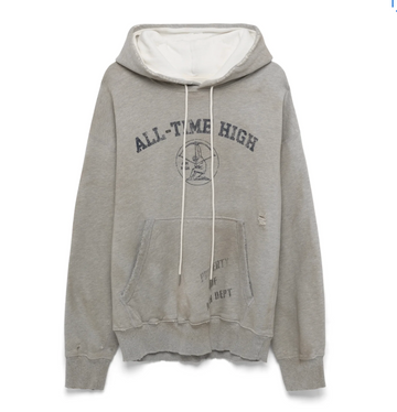 All Time High - AIM HIGH FLEECE PULLOVER HOODIE IN HEATHER GREY