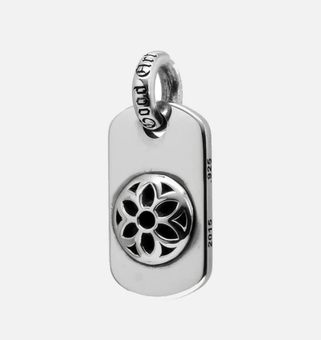 Good Art Hlywd - Dog Tag Pendant - Raised Rosette – Fountainhead NY Good Art Hlywd - Dog Tag Pendant - Raised Rosette – Fountainhead NY