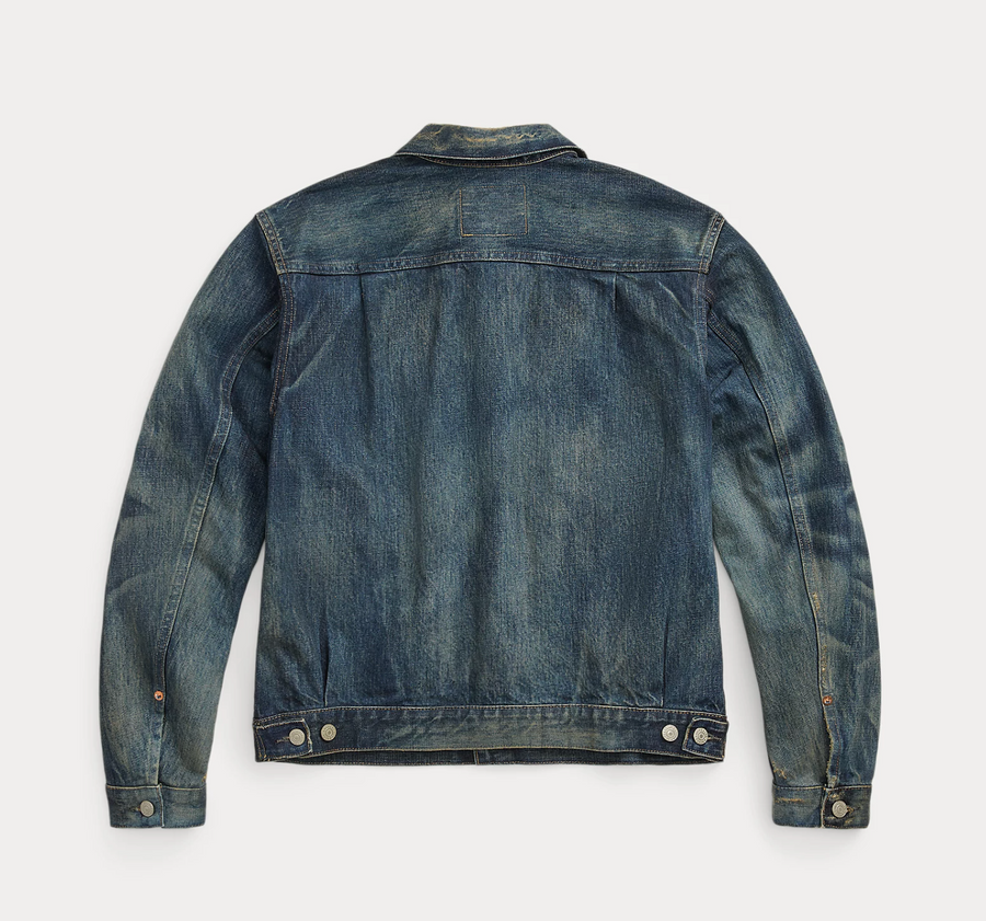 Double RL - Westview Denim Trucker Jacket in Westview Wash