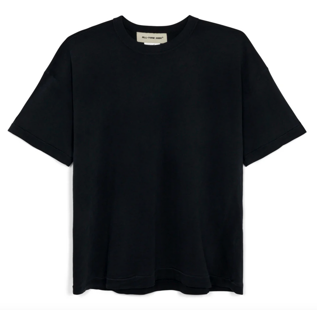 All Time High - Organic Slub Knit Tee - Vintage Black