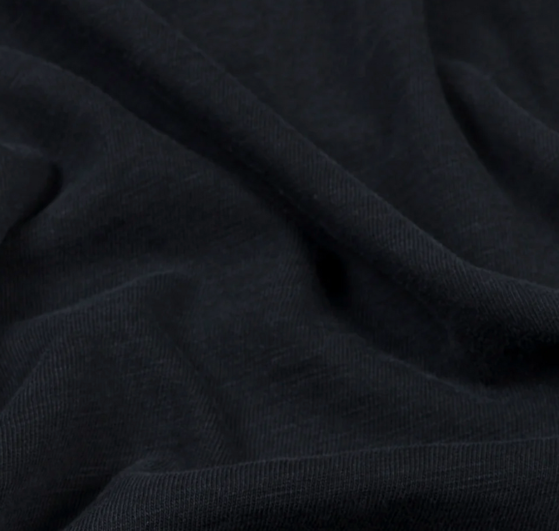 All Time High - Organic Slub Knit Tee - Vintage Black