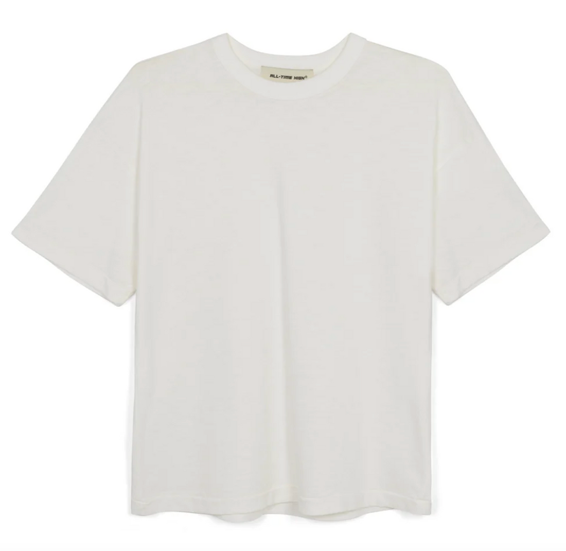 All Time High - Organic Slub Knit Tee - Vintage White