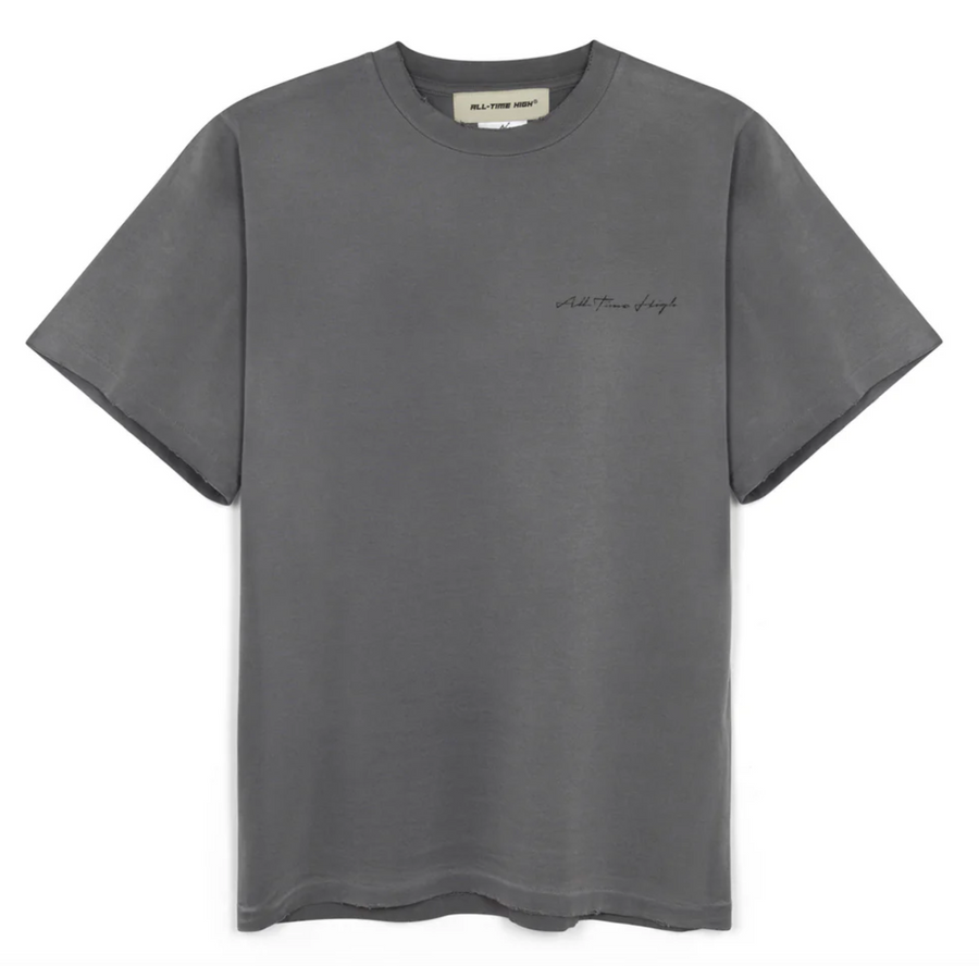 All Time High - Script Logo Tee in Cement