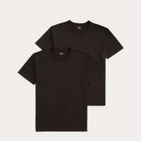 Ralph Lauren - Short-sleeve Cotton Jersey Knit Pocket T-shirt (2 Pack) - Black