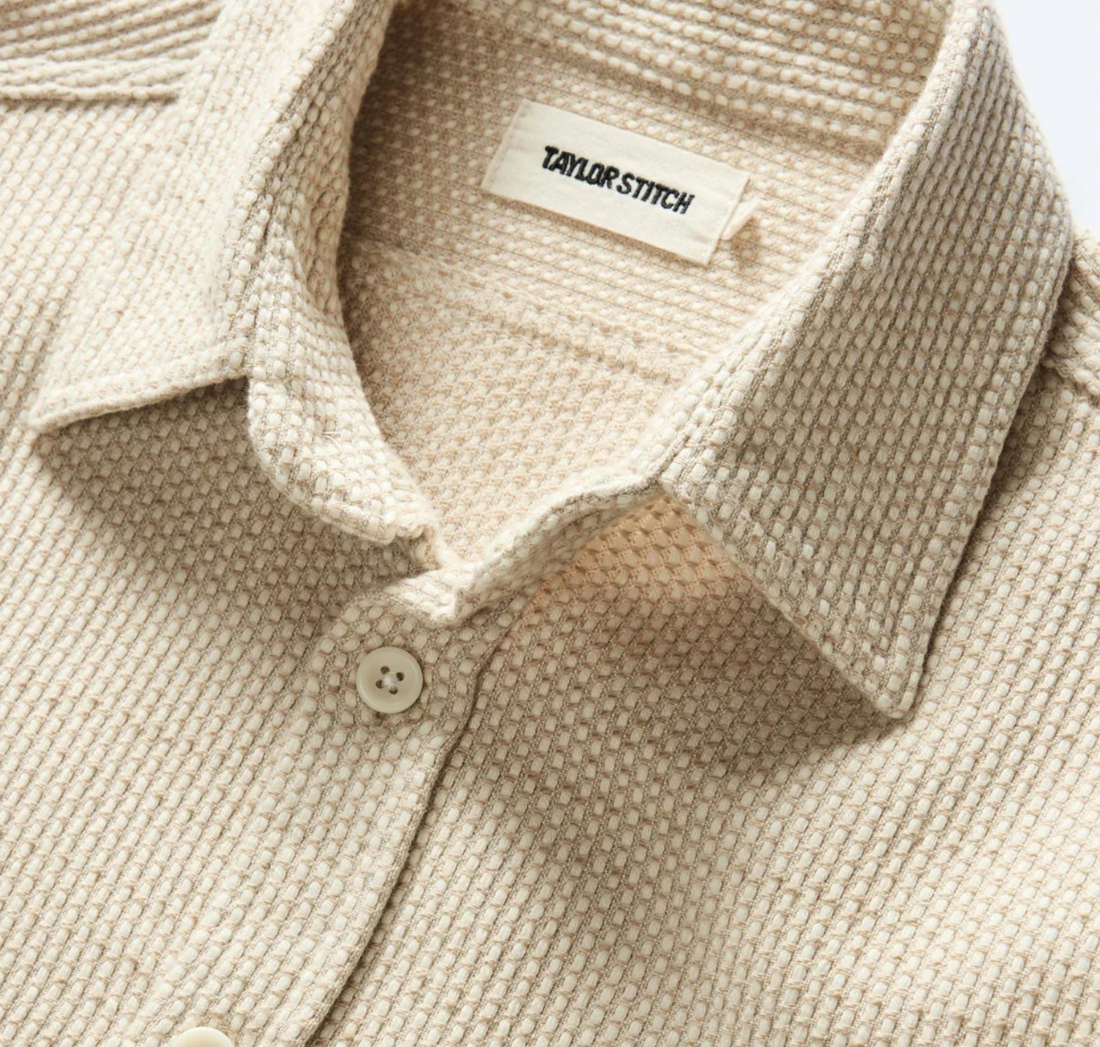 Taylor Stitch - The Utility Shirt in Natural Sashiko