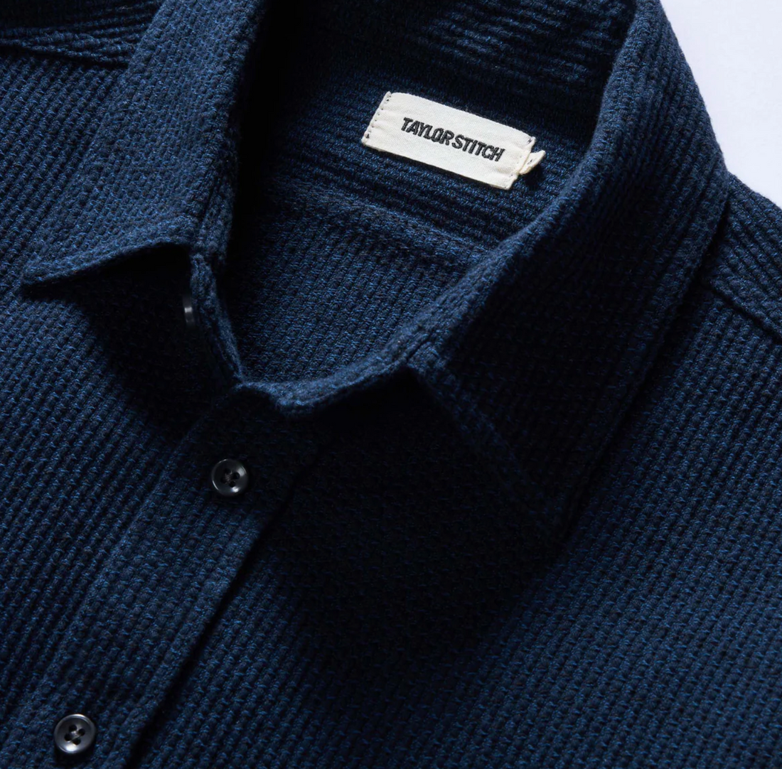 Taylor Stitch - The Utility Shirt in Navy Sashiko