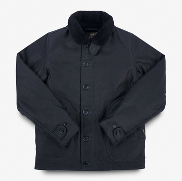 Iron Heart -  Whipcord N1 Deck Jacket - Black