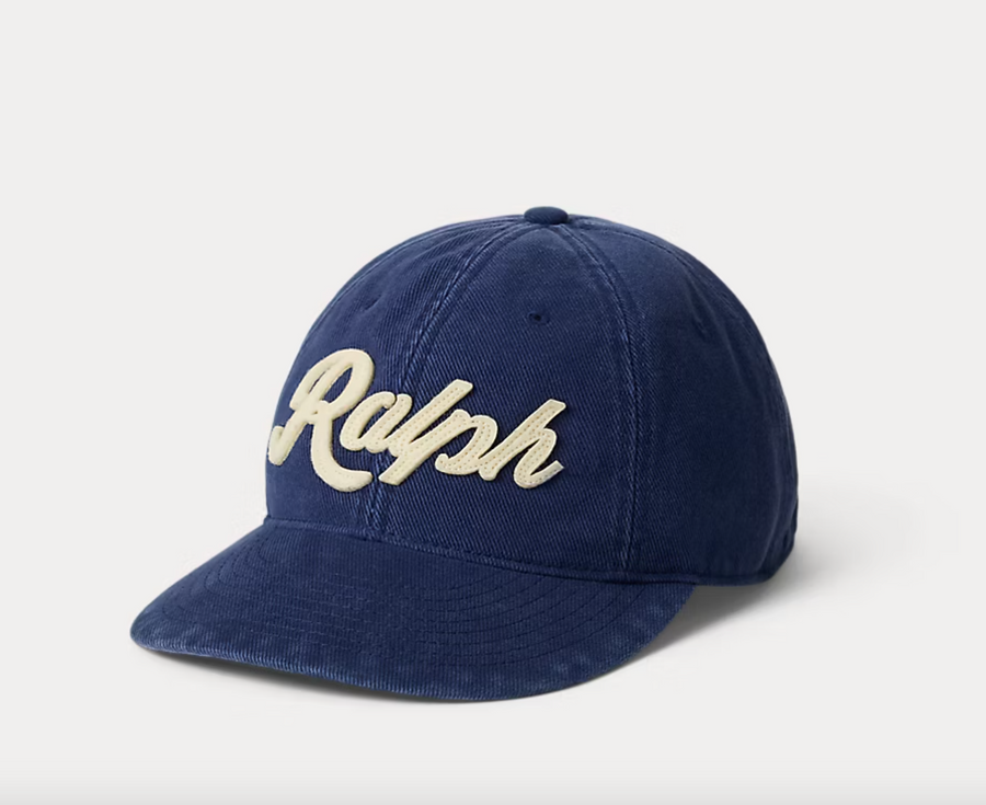 Polo Ralph Lauren - Appliquéd Twill Ball Cap in Navy – Fountainhead NY Polo Ralph Lauren - Appliquéd Twill Ball Cap in Navy – Fountainhead NY