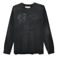 All Time High - BORN TO RUN LONG SLEEVE SHIRT in vintage black