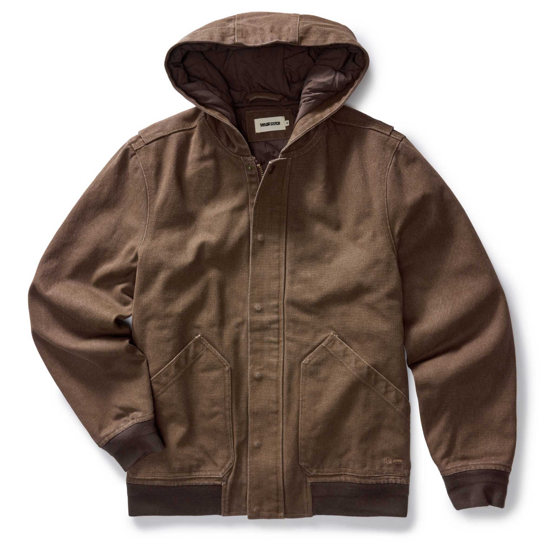 Taylor Stitch - The Workhorse Hoodie in Aged Penny Chipped Canvas