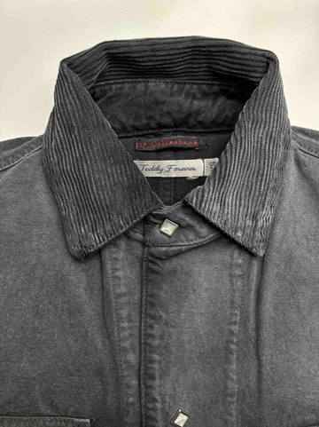 Dr. Collectors - Yellowstone Canvas Jacket in Sunfaded Smoke Black