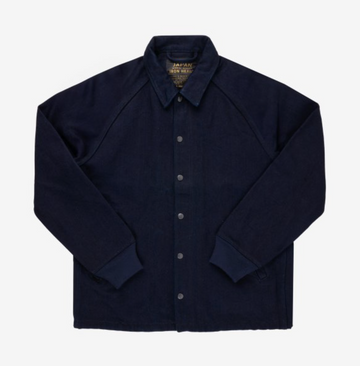 Iron Heart - 21oz Serge Windbreaker in Indigo