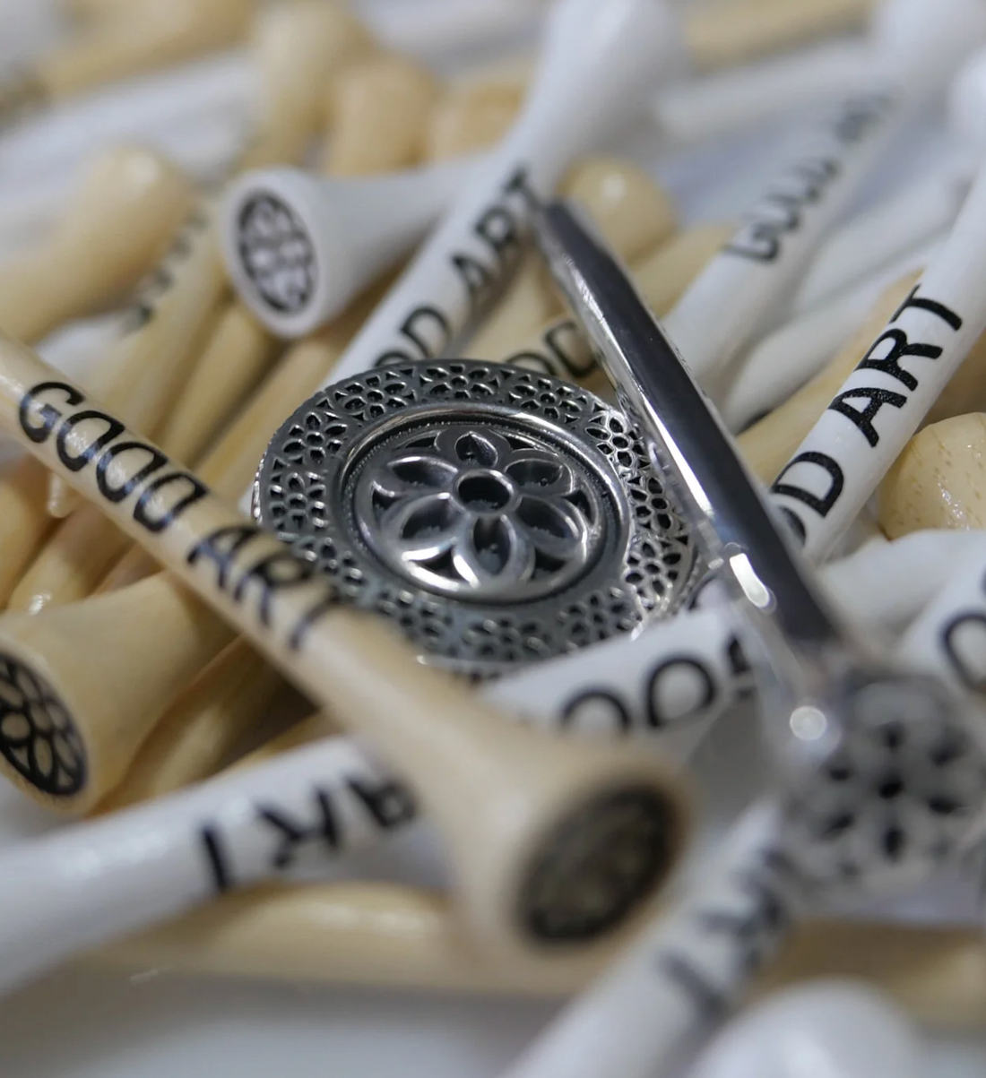 Good Art Hlywd - Sterling Golf Tee & Ball Marker Set