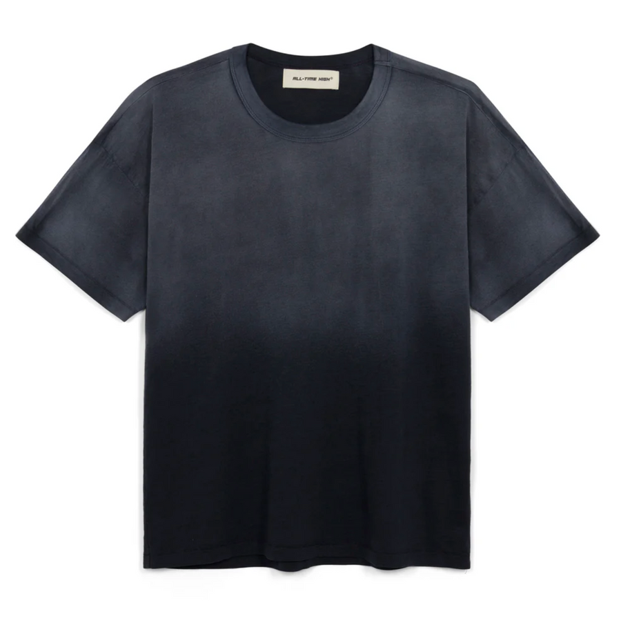 All Time High - Ultra Light Slub Knit Short Sleeve Tee in Navy