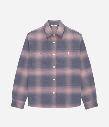 3sixteen - Utility Flannel - Mauve Ombre
