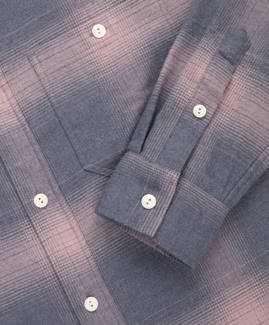 3sixteen - Utility Flannel - Mauve Ombre