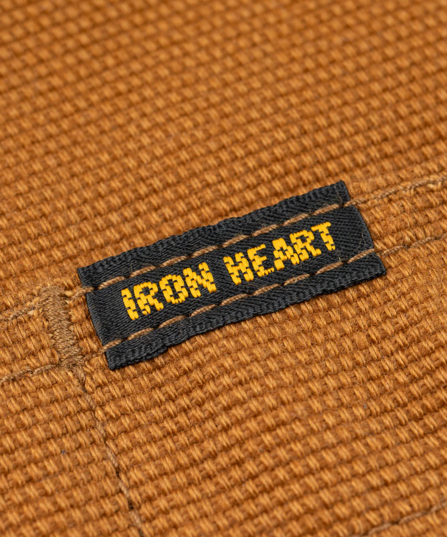 Iron Heart - 13oz Oxford Cloth Work Overshirt in Camel