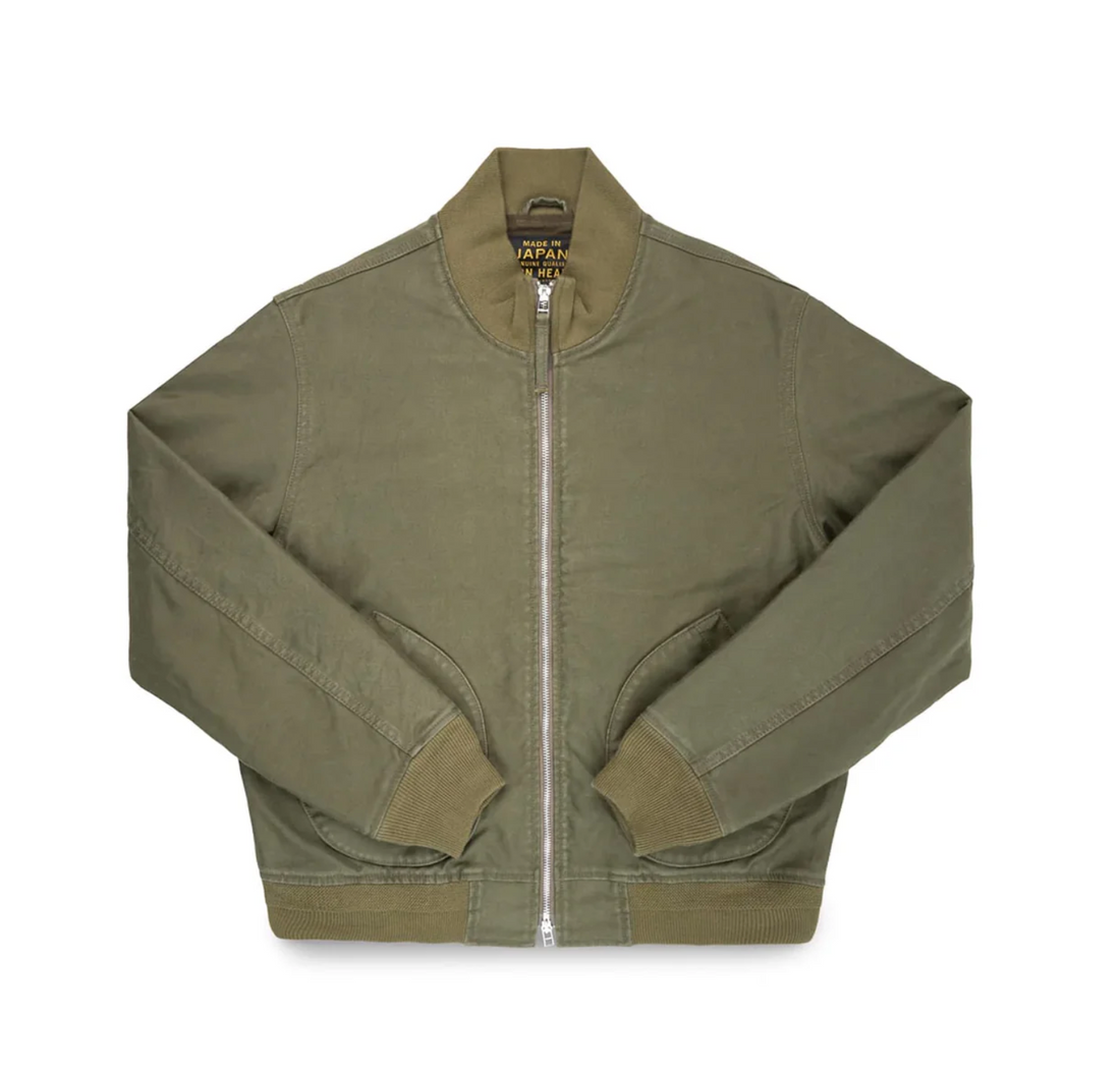 Iron Heart - IHM-47-ODG 12oz Whipcord Tanker Jacket in Olive Drab Green