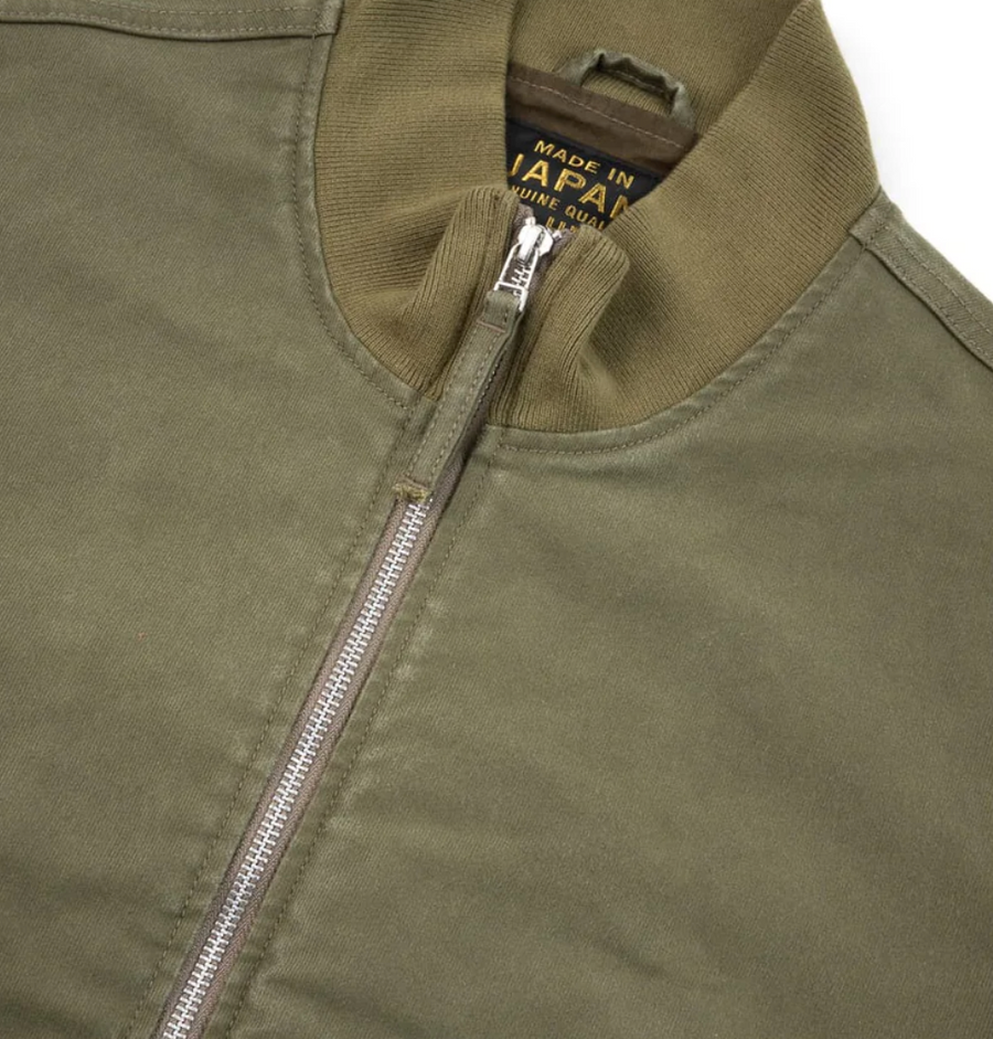 Iron Heart - IHM-47-ODG 12oz Whipcord Tanker Jacket in Olive Drab Green